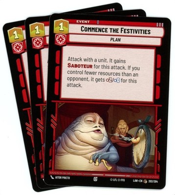x3 Commence the Festivities - 202/264 - A Lawless Time - SWU - NM/M