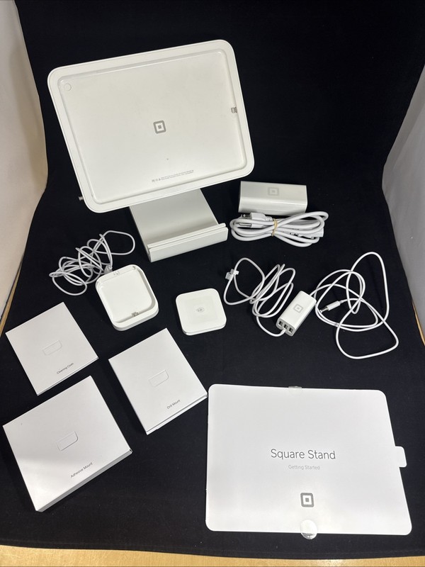 Square Stand POS Terminal Kit Model S089 For 9.7" IPAD AIR/PRO Excellent Cond.
