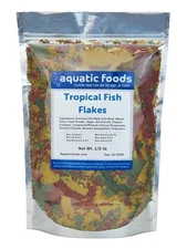 Aquatic Foods Inc. Premium Community Tropical Fish Flakes. All-Around Flakes ...
