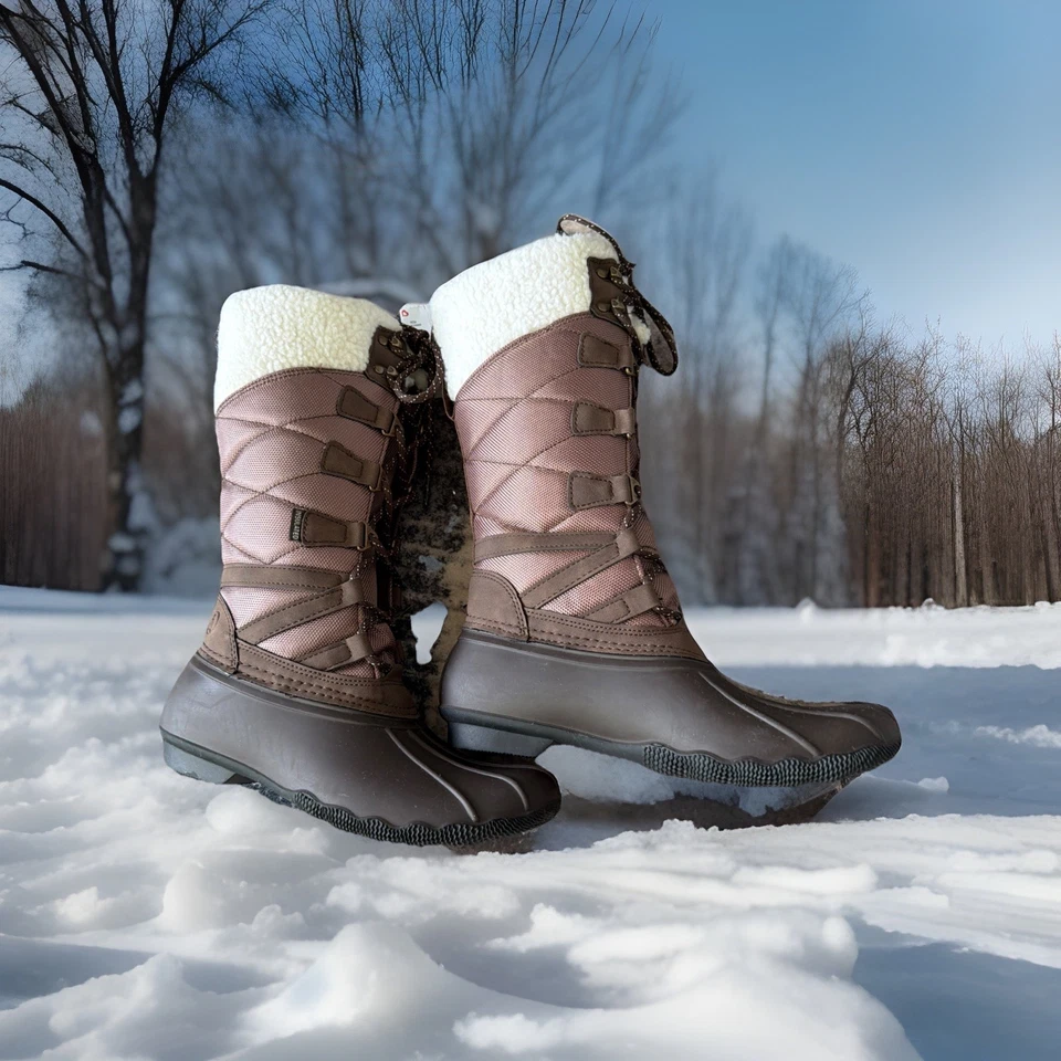 Bota de nieve aislante impermeable Lands' End para mujer talla 7 Expedition. Nuevo. Sin etiqueta Foto 2 de 4