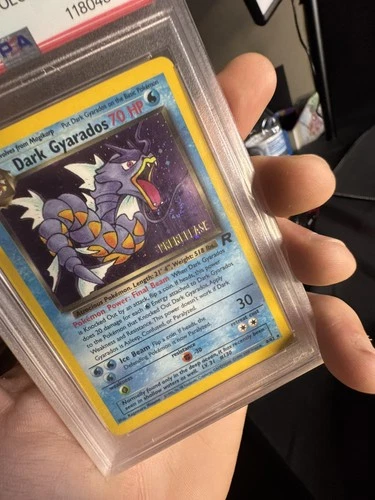 MOUTH SWIRL  PSA 8 Dark Gyarados Holo 8/82 Prerelease Stamped WOTC