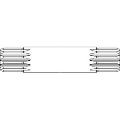Driven Damper Shaft Fits 7130 7140 7150 7210 7220 7230 7240 7250 1342448C1