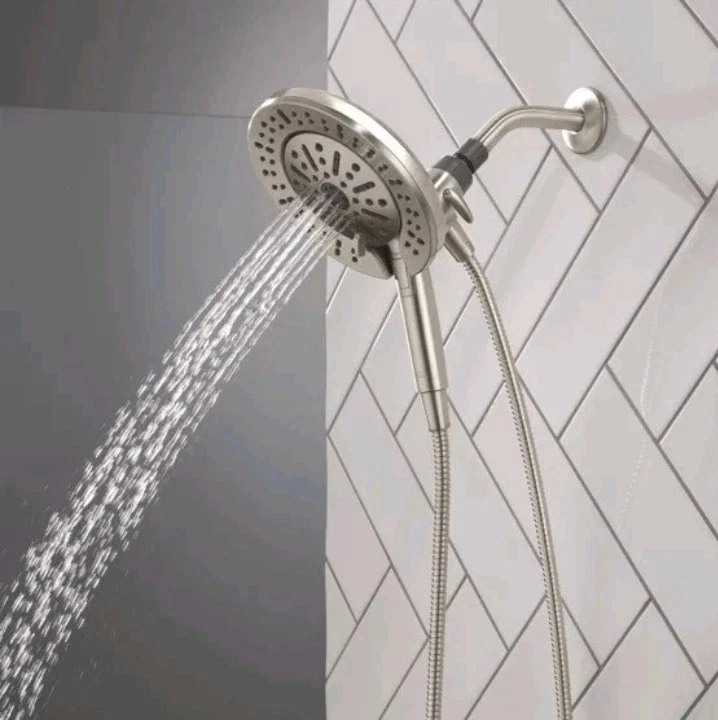 Delta 6-Setting In2ition ProClean Spotshield Showerhead Brushed Nickel