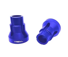 TREAL B07GN5Y4X8 Rear Axle Mount Set 3 Degree (Blue) for Losi LMT