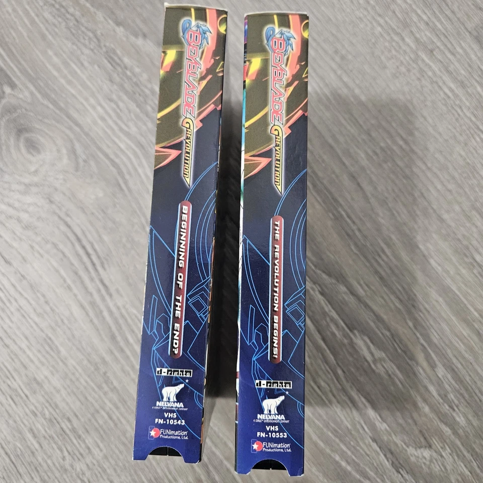 Beyblade: G Revolution - Vol. 1 & Vol. 2 (VHS, 2004) FUNimation - Image 2 of 3