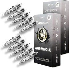 Cartridge Needles 50pcs Assorted Tattoo Needle Cartridges Round Liner Mixed 3...
