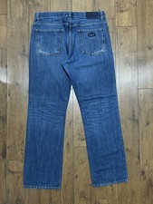 Lacoste Jeans W33 L30 Men’s Blue Straight Leg Denim W33 L30 Zip Fly Vintage  C70