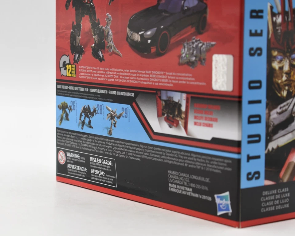 Transformers Generations Studio Series 36 Drift & Dinbots Tops, Pterry & Sharp T - Image 3 of 4