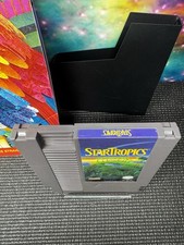 StarTropics (Nintendo NES, 1990) Cart & Nintendo Power magazine no poster.