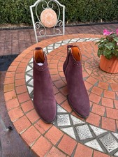 Fairfax & Favor Regina Ankle Boots In Plum Size 41