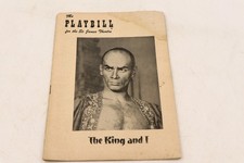 St James Theater New York Playbill The King And I 1952