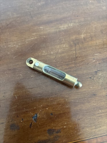 Antique Small Brass Spirit Level