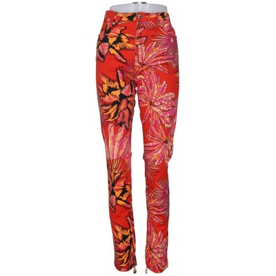 Versace for H&M, Hose, Größe: 40, Rot/Mehrfarbig, Baumwolle/Elasthan #YOr