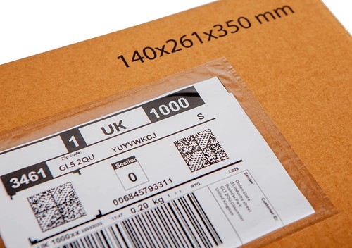 Delivery note pockets document pockets DIN C5 for A5 transparent self-adhesive 250 - Picture 8 of 9