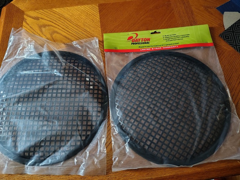 2 Pack 12" Metal  Subwoofer/Speaker  Waffle Grill Covers