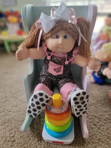 15th Anniversary Cabbage Patch Kid  Hm2  VIOLET EYES Poodle Ponies Cutie Pie