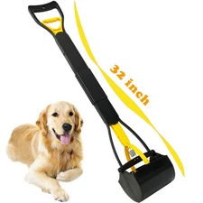 32“ Tall Pooper Scooper, Large Pooper Scooper for Dogs Heavy Duty, Dog Pooper...