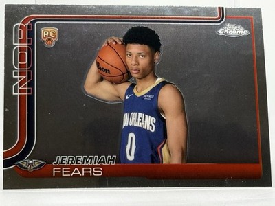 2025 Topps Chrome X Silver #257 JEREMIAH FEARS (Pelicans) RC