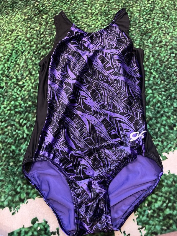 GK Elite Girls' Sleeveless Gymnastics Leotard Purple AM Leotards & Unitards