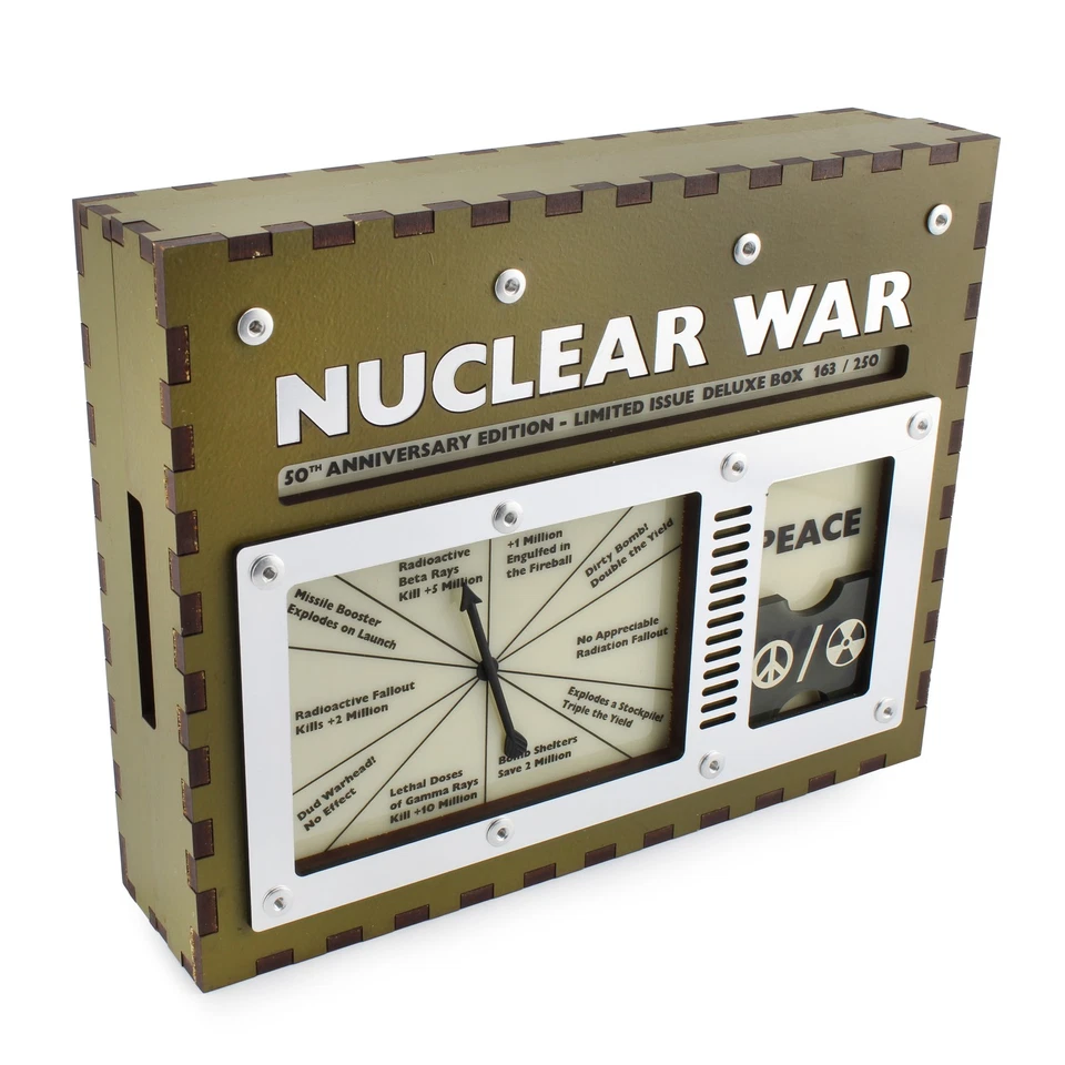 Nuclear War Card Game Deluxe Box, Empty, Wooden, Limited Edition - Image 2 of 3