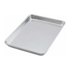 Winware Winco ALXP-1013 1/4 Size 9-1/2 13 Bun Cake Sheet Pan 20 Gauge Aluminum