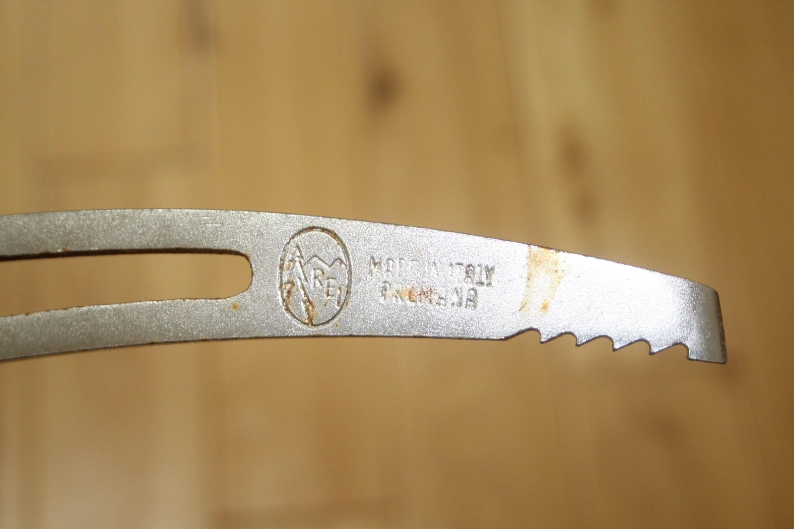 INTERALP CAMP VTG ICE CLIMBING AXE WOOD SHAFT PREMANA ITALY REI