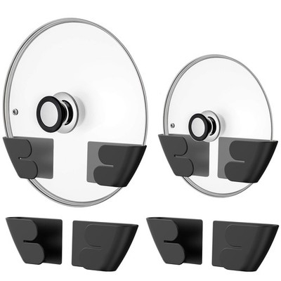Universal Adjustable Pot Lid Organizer for Cabinet - Upgraded Patented Set of...