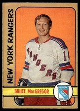 1972-73 O-Pee-Chee VTG OPC Hockey Bruce MacGregor New York Rangers #103