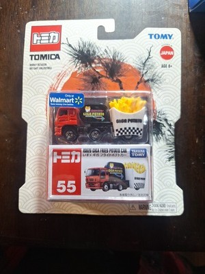 2019 Tomica Tomy Car Walmart Exclusive Isuzu Giga Fried Potato Car Red MOC
