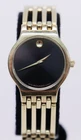 Movado 84.25.811.4P Esperanza Gold Tone 24 mm Black Dial Quartz Women's Watch