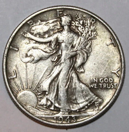 1943-P Walking Liberty Silver Half Dollar - AU - #9361D
