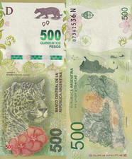 Argentina 500 Pesos ND 2016 P 365 UNC NR No Reserve