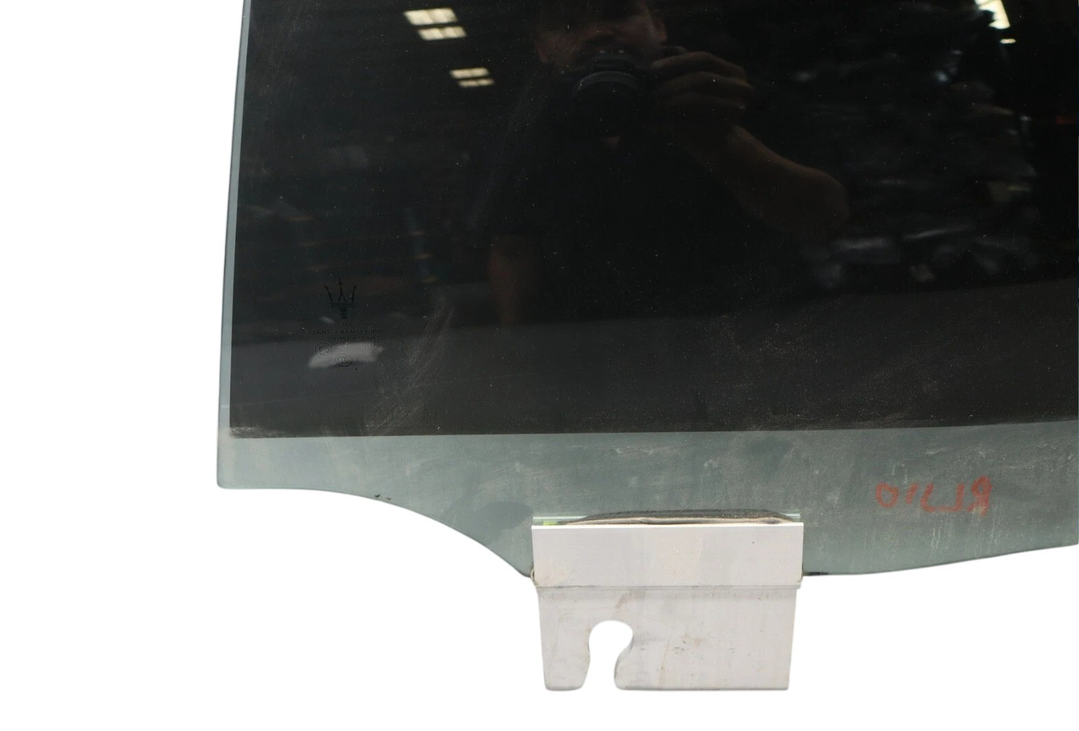 14-17 Maserati Ghibli Rear Left Driver Side Door Window Glass 670038124 Oem