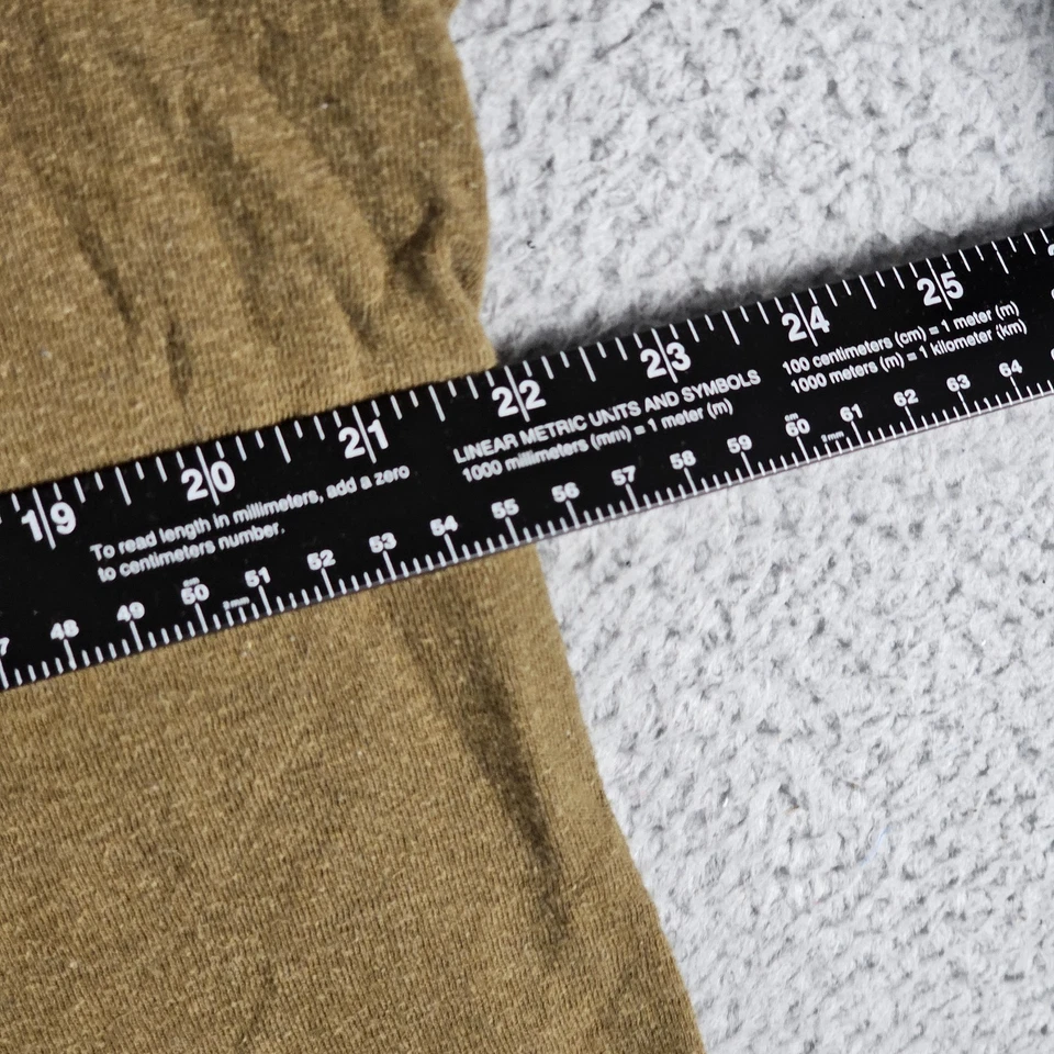 L.L. Bean два слоя реки драйвер рубашка женщин XL коричневый шерсти смесь Henley шеи - Изображение 4 из 4