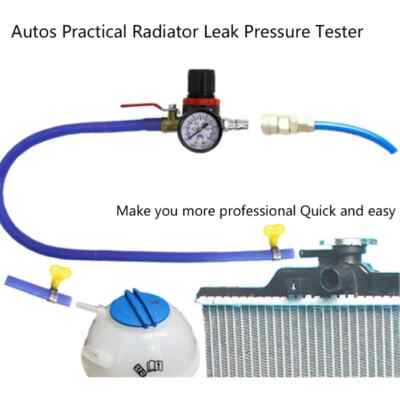 #ad Car Coolant Water Tank Leakage Detector Cooler Printed Pressure Gauge Inspection $39.83