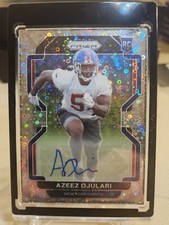 Azeez Ojulari 2021 Prizm No Huddle Silver Disco Auto Giants Rookie RC 386 SP