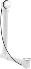 KOHLER K-7213-CP Clearflo Cable Bath Drain, Polished Chrome