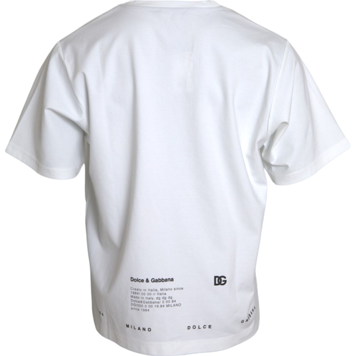 DOLCE & GABBANA T-shirt White Red Lips Print Cotton Mens DOLCE & GABBANA T-shirt White Red Lips Print Cotton Mens