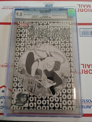Spider-Gwen #1 (Phantom Sketch Cover)  CGC 9.8 
