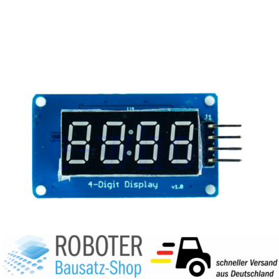 TM1637 Digit 7-Segment LED Anzeige Display Modul Arduino