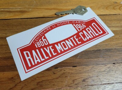 Autocollant rallye de Monte Carlo 1986 - Équipement auto