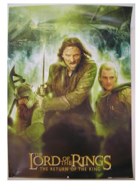 Return It Poster Lord of the Rings Poster Return King Fight Commercial | eBay Australia