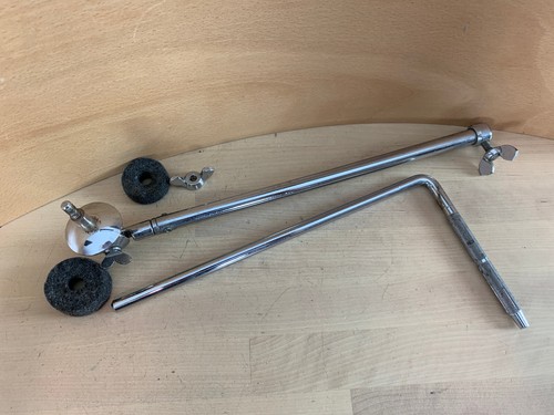 LUDWIG 60s Vtg CYMBAL L-ARM Holder Part Early Version Telescoping Transition Era - Picture 6 of 6