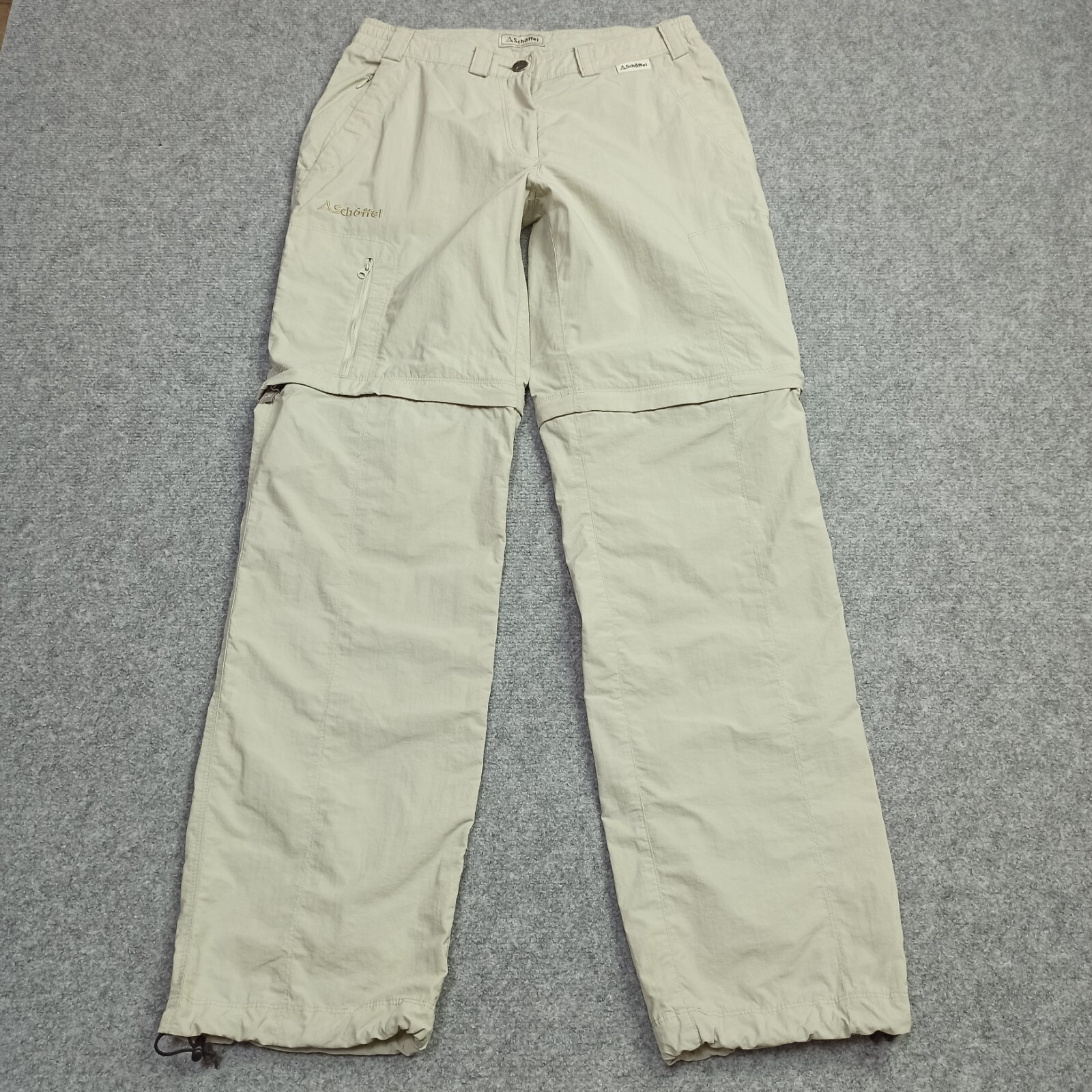 Schoffel Mujer Cremallera Pantalones UK-12 D-38 L31 Trekking Desmontable Cortos