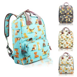 backpack with dog design