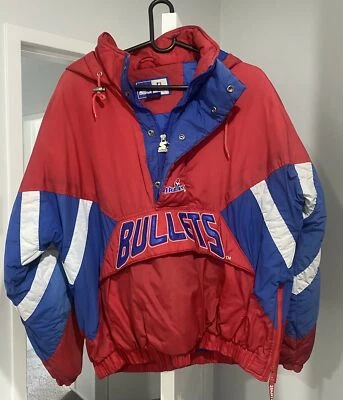 washington bullets starter jacket