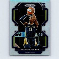 2022 Panini WNBA Prizm Jasmine Dickey RC #41 Silver Prizm Dallas Wings