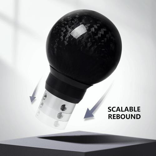 Universal Gear Shift Knob Automatic Manual Car with Button Shifter Lever Head - Picture 7 of 10