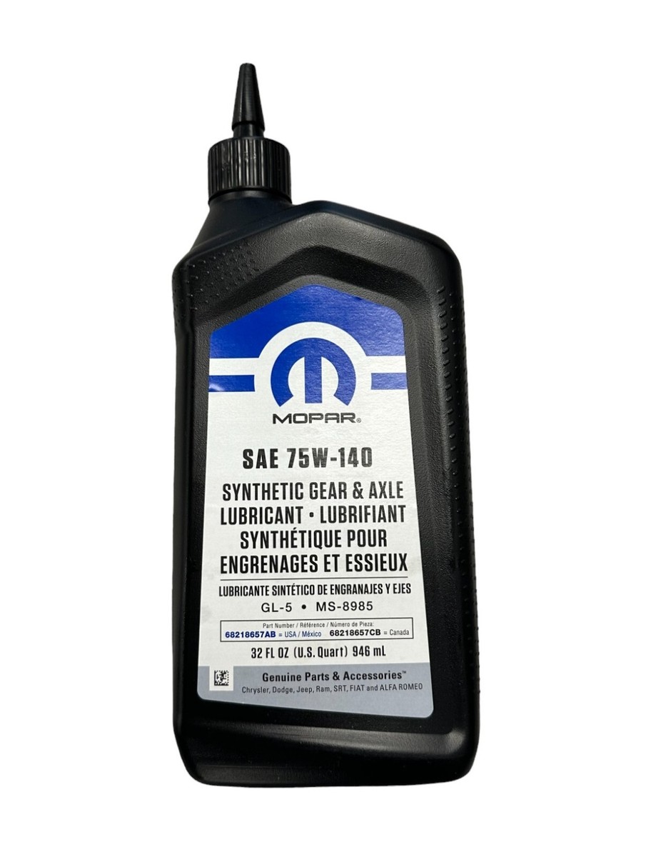 68218657AB SAE 75W-140 Synthetic Gear & Axle Lubricant New Mopar