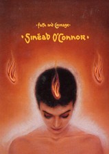 Sinead O  Connor Faith And Courage Postcard